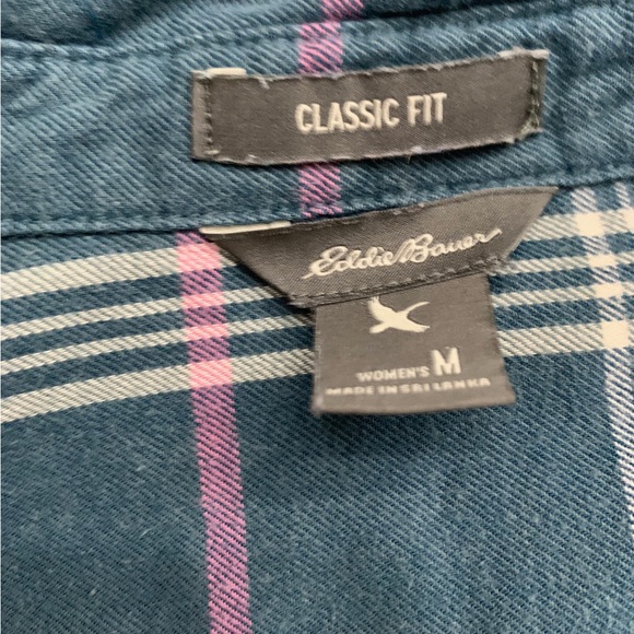 Eddie Bauer womens flannel size medium - Picture 3 of 3